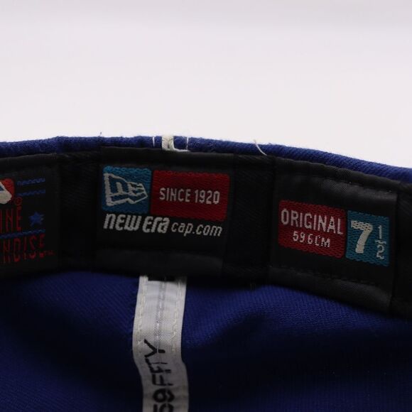 ew Era Vintage Y2K Phillies White & Blue Fitted Cap Size 7 1/2 - Picture 14 of 16